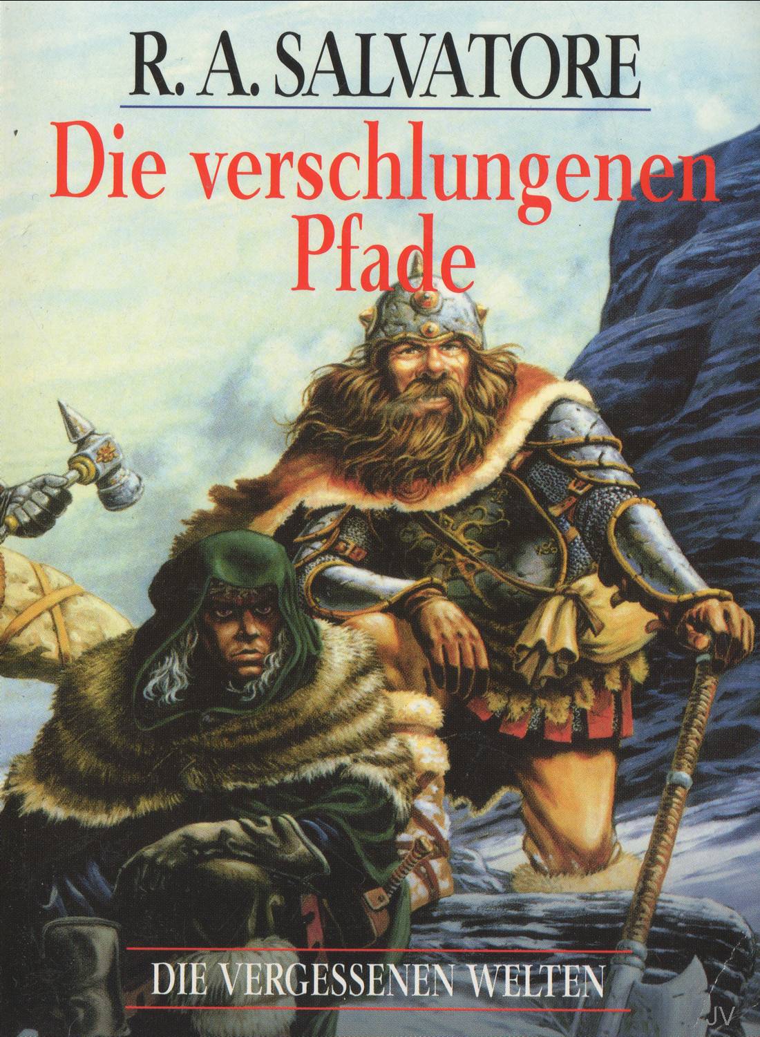 Cover zum Buch die verschlungenen Pfade von R.A.Salvatore, zweiter Teil der vergessene Reiche Saga